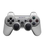 Ficha técnica e caractérísticas do produto Controle Sem Fio Dualshock 3 - Prata - PS3