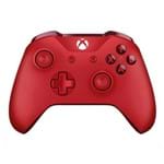 Ficha técnica e caractérísticas do produto Controle Sem Fio Microsoft 1708 para Xbox One S e X - Vermelho