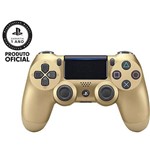 Controle Sem Fio para Playstation 4 Sony Dualshock 4 Recarregável - Dourado