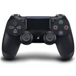 Ficha técnica e caractérísticas do produto Controle Sem Fio para Playstation 4 Sony Dualshock 4 Recarregável - Preto