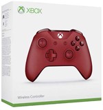 Ficha técnica e caractérísticas do produto Controle Sem Fio para Xbox One - Vermelho - Microsoft