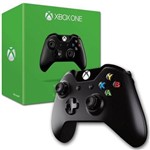 Ficha técnica e caractérísticas do produto Controle Sem Fio Preto Xbox One - Microsoft