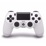 Ficha técnica e caractérísticas do produto Controle Sem Fio Sony Dualshock 4 Branco - PS4