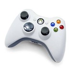 Ficha técnica e caractérísticas do produto Controle Sem Fio Xbox 360 Branco MICROSOFT