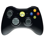 Ficha técnica e caractérísticas do produto Controle Sem Fio Xbox 360 Preto Microsoft