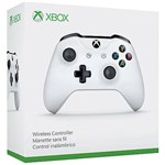 Ficha técnica e caractérísticas do produto Controle Sem Fio Xbox One Branco com Bluetooth - Microsoft