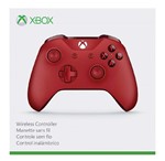 Ficha técnica e caractérísticas do produto Controle Sem Fio Xbox One S Vermelho - Microsoft