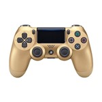 Ficha técnica e caractérísticas do produto Controle Sony Dualshock 4 Gold V2 Sem Fio (Com Led Frontal) - PS4
