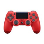 Ficha técnica e caractérísticas do produto Controle Sony Dualshock 4 Magma Red Sem Fio (Com Led Frontal) - PS4
