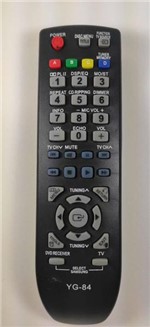 Ficha técnica e caractérísticas do produto Controle Tv Samsung Lcd Yg-84 - Sbn