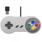 Ficha técnica e caractérísticas do produto Controle USB Pc Video Game Super Pad Snes Joystick Retro - Importado - DUPL