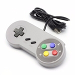 Ficha técnica e caractérísticas do produto Controle Super Nintendo Snes Usb Jogos Emulador Pc Retro