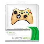 Ficha técnica e caractérísticas do produto Controle Wireless Cromado Dourado: Edição Especial - Xbox 360