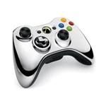 Ficha técnica e caractérísticas do produto Controle Xbox 360 Chrome Prata
