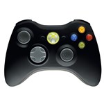 Ficha técnica e caractérísticas do produto Controle Xbox 360 Original / Sem Fio / Preto - Microsoft