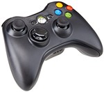 Ficha técnica e caractérísticas do produto Controle Xbox 360 Original / Sem Fio / Preto