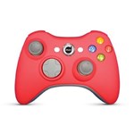 Ficha técnica e caractérísticas do produto Controle Xbox 360 Rubber Pad com Fio Vermelho - Dazz - Ref.: 621064