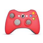 Ficha técnica e caractérísticas do produto Controle Xbox 360 Rubber Pad com Fio Vermelho - Dazz - Ref.: 624494