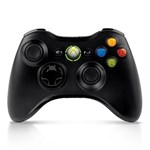 Ficha técnica e caractérísticas do produto Controle Xbox 360 Sem Fio Preto - Microsoft