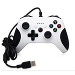 Ficha técnica e caractérísticas do produto Controle Xbox One e PC com Fio USB Branco - Dobe - Controle Xbox One e PC com Fio USB Branco - Dobe