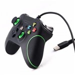 Ficha técnica e caractérísticas do produto Controle Xbox One e PC com Fio USB Preto - Dobe