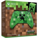 Ficha técnica e caractérísticas do produto Controle Xbox One Minecraft Creeper Sem Fio Microsoft