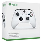 Ficha técnica e caractérísticas do produto Controle Xbox One S Branco White Wireless P2