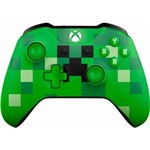 Ficha técnica e caractérísticas do produto Controle Xbox One S Microsoft Wireless Bluetooth Minecraft Creeper