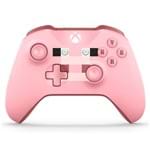 Ficha técnica e caractérísticas do produto Controle Xbox One S Wireless Bluetooth Minecraft Pig (Porco) - Microsoft