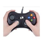 Ficha técnica e caractérísticas do produto Controle Xbox360 com Fio Joystick Preto Kp-5121a Knup