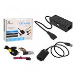 Conversor Adaptador USB 2.0 para Ide Sata com Fonte Kp-HD007 - Knup