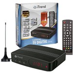 Ficha técnica e caractérísticas do produto Conversor de Tv Itrend para Sinal Digital Full HD com Kit Antena Preto