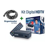 Ficha técnica e caractérísticas do produto Conversor Gravador Digital Full HD Aquario - DTV-4000