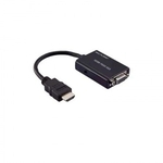 Ficha técnica e caractérísticas do produto Conversor HDMI M x VGA F com saída áudio - WI293 - Multilaser