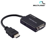 Ficha técnica e caractérísticas do produto Conversor HDMI para VGA com Saída para Áudio Estéreo WI293 Multilaser