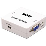 Ficha técnica e caractérísticas do produto Conversor HDMI X VGA Lys com Áudio Branco - M-1283