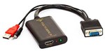 Conversor VGA para HDMI com Áudio - Alimentação USB - Empire 4452 - Diversos