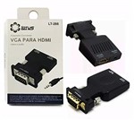 Ficha técnica e caractérísticas do produto Conversor VGA para HDMI com Áudio Lotus Lt-266