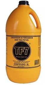 Ficha técnica e caractérísticas do produto → Convertedor de Ferrugem 5 Litros - Tf7