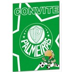 Ficha técnica e caractérísticas do produto Convite de Aniversário Palmeiras - 8 Unidades - Yonifest