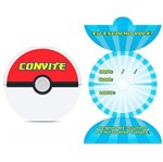 Ficha técnica e caractérísticas do produto Convite de Festa de Aniversário Pokémon C/8