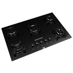 Cooktop 5 Bocas Acendimento Automático Preto Brastemp