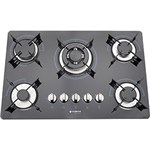 Ficha técnica e caractérísticas do produto Cooktop à Gás Cadence Gourmet 5 Bocas TOP550 - Preto