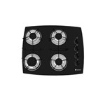 Cooktop a Gás Volare 4 Bocas Bivolt Preto Venax