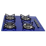 Ficha técnica e caractérísticas do produto Cooktop Chamalux Ultra Rápido 4 Bocas com Acendimento Automático - Azul