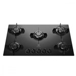 Ficha técnica e caractérísticas do produto Cooktop Electrolux 5 Bocas Preto KE5GP Bivolt