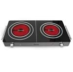 Ficha técnica e caractérísticas do produto Cooktop Portátil Elétrico Le Cook Vitrocerâmico 2 Queimadores 220v Lc1704