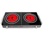 Cooktop Portátil Elétrico Vitrocerâmico 2 Bocas 220v