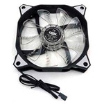 Ficha técnica e caractérísticas do produto Cooler Fan 120MM C/ 4 Led Branco - DX-12B