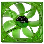 Ficha técnica e caractérísticas do produto Cooler Fan 120mm com Led Verde Dex - Dx-12l
